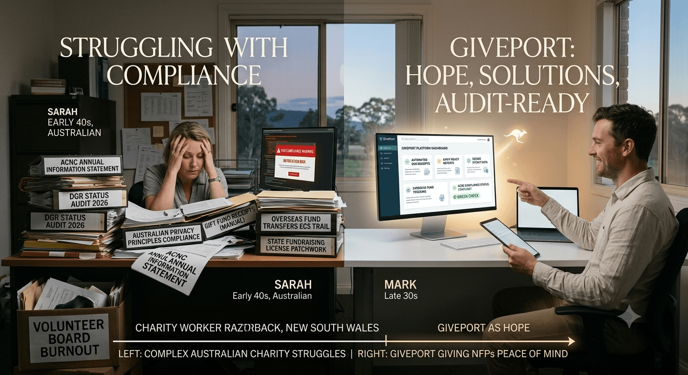 The Australian Charity Dilemma: Navigating ACNC Compliance, ATO DGR Rules, and Modern Solutions for NFPs